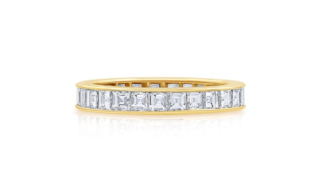 18K Gold Square Diamond Band (Price Upon Request)