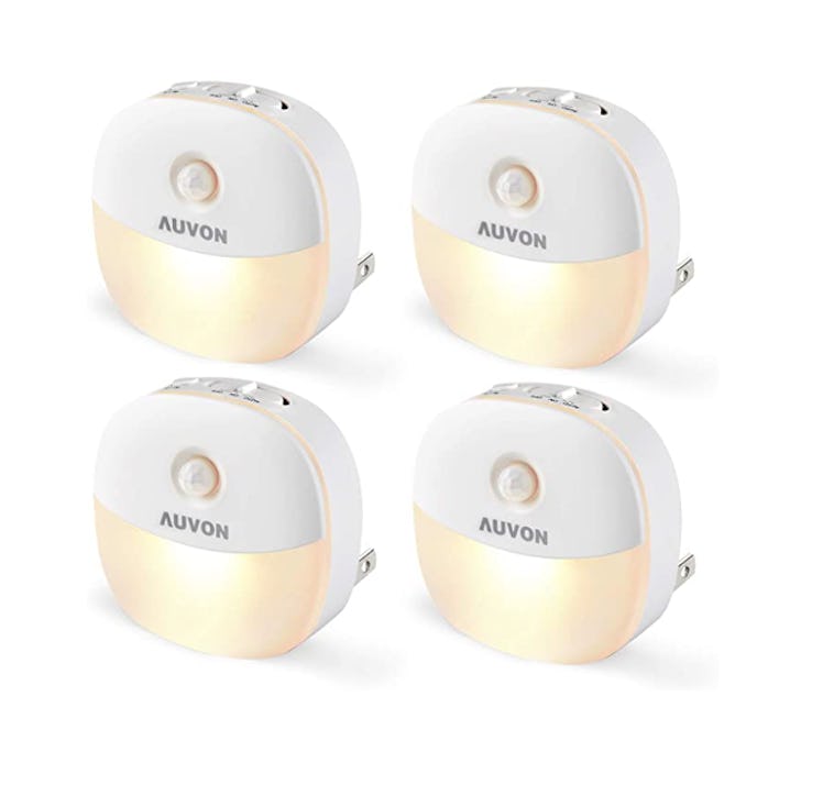 AUVON Plug-in LED Motion Sensor Night Light