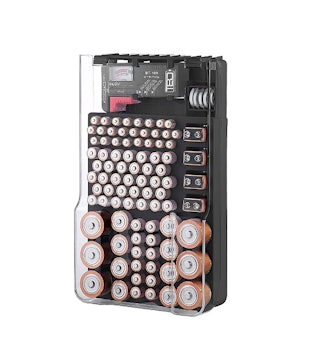 The Battery Organizer with Removable Tester