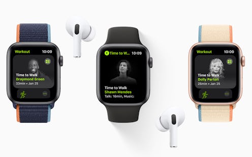 Apple's Fitness+ launches Time to Walk to encourage users to get more steps in.