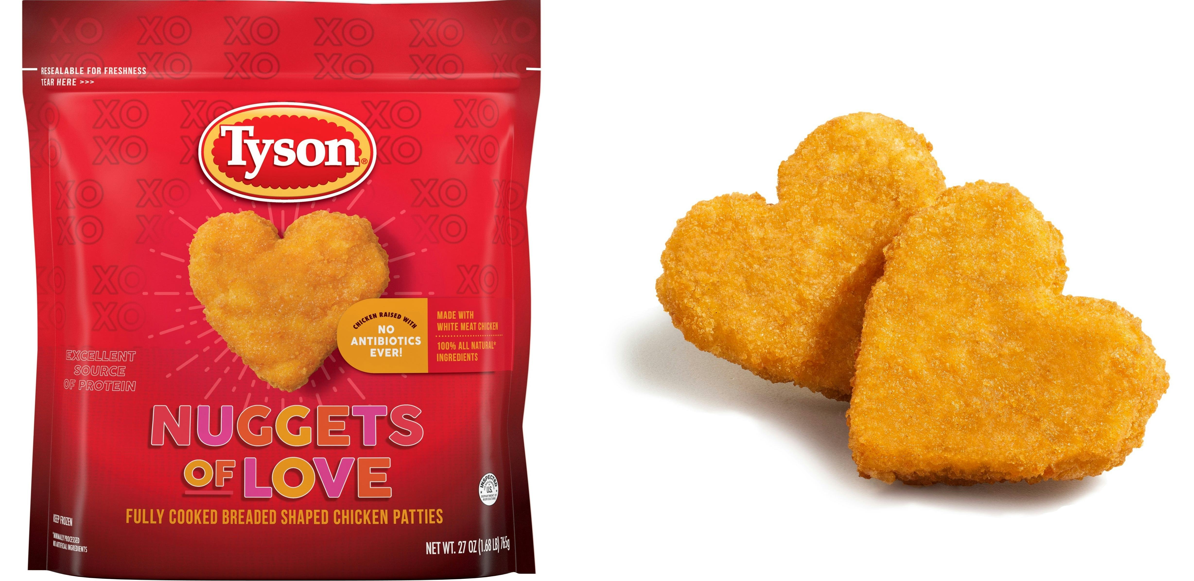 How To Get Tyson’s HeartShaped Chicken Nuggets For A Snacky Valentine’s Day