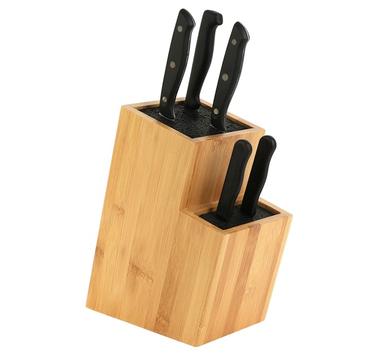 Mantello Bamboo Universal Knife Block