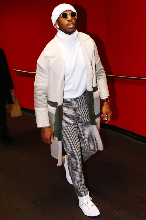 Chris Paul arrival outfit.