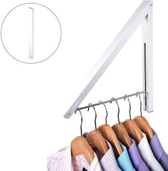 Stock Your Home Mounted Folding Clothes Hanger