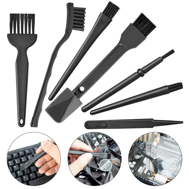 APBFH Nylon Keyboard Cleaning Brush Kit (7 Pieces)