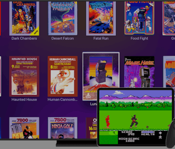 Retro game online streaming service