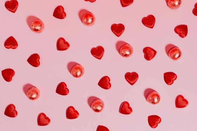 Valentine's Chocolate Background