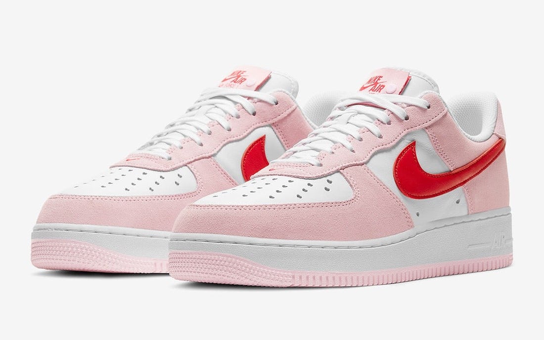 nike air force 1 red pink