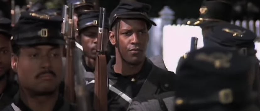 1989's 'Glory' tells the story of the 54th Regiment of the Massachusetts Volunteer Infantry,