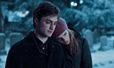 Daniel Radcliffe and Emma Watson in Harry Potter and the Deathly Hallows Part 1
