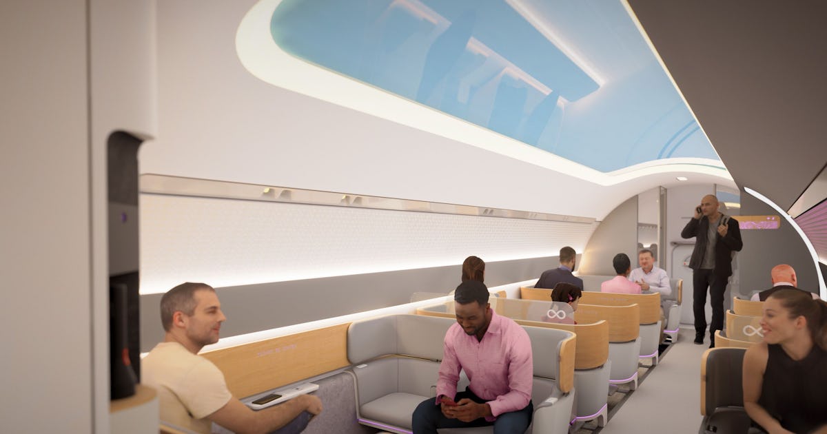 Here’s what doing 670 mph in Virgin’s Hyperloop might look like
