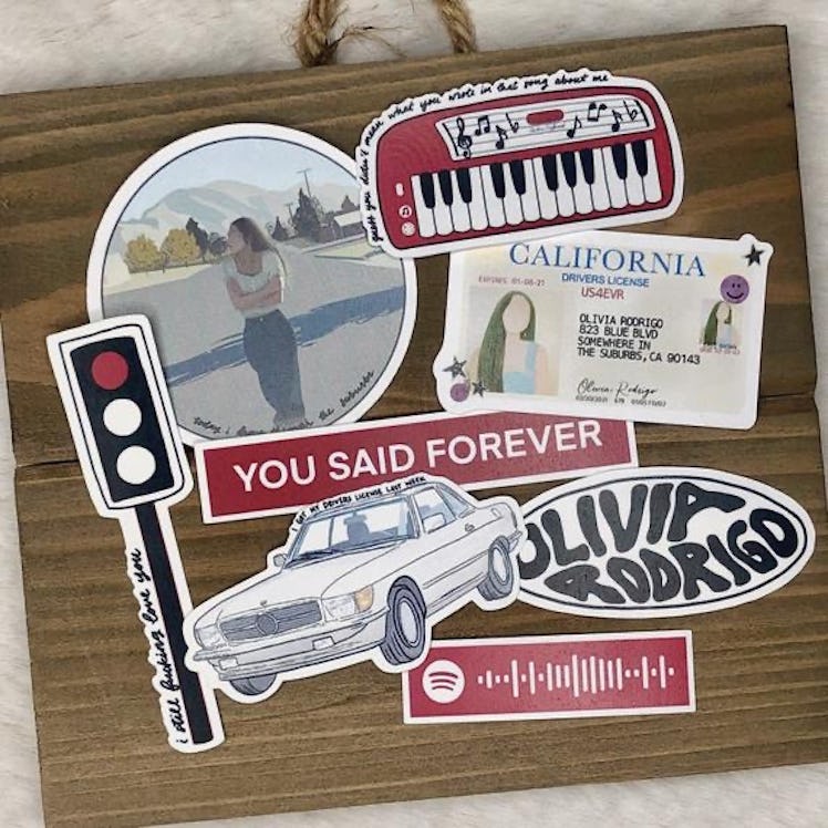 Olivia Rodrigo Drivers License Stickers