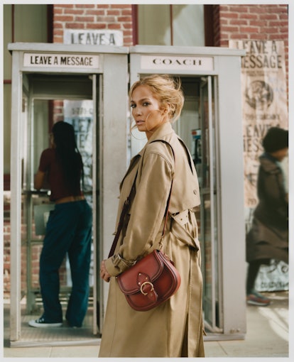 Jennifer Lopez in Coach's Spring/Summer 2021 Campaign.