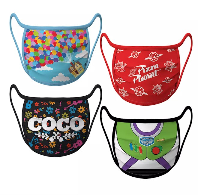 Pixar Cloth Face Masks 4-Pack