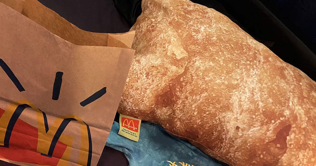 This Is Life With The Travis Scott Mcdonald S Chicken Nugget Pillow This Is Life With The Travis Scott Mcdonald S Chicken Nugget Pillow