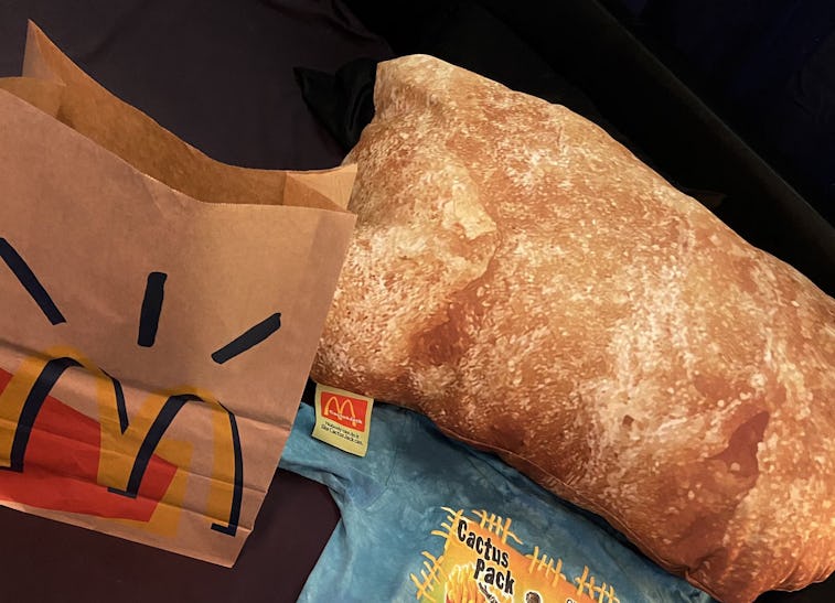This Is Life With The Travis Scott Mcdonald S Chicken Nugget Pillow This Is Life With The Travis Scott Mcdonald S Chicken Nugget Pillow