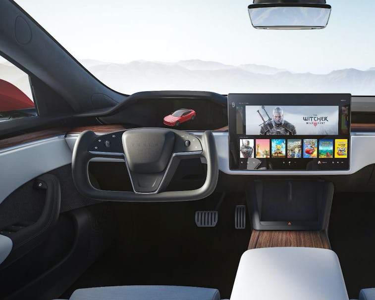 Tesla Model S 2021 interior