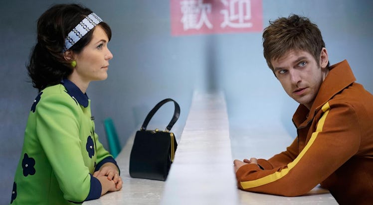 Katie Aselton and Dan Stevens in Legion.