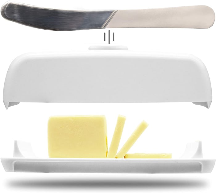 Butter Hub Butter Dish with Lid and Knife