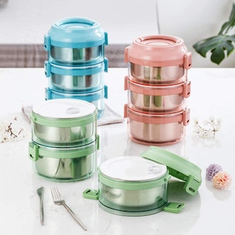 Lille Home Stainless Steel Stackable Food Containers