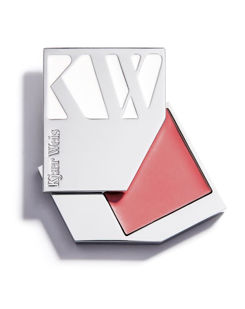 Kjaer Weis silver refillable cosmetics packaging