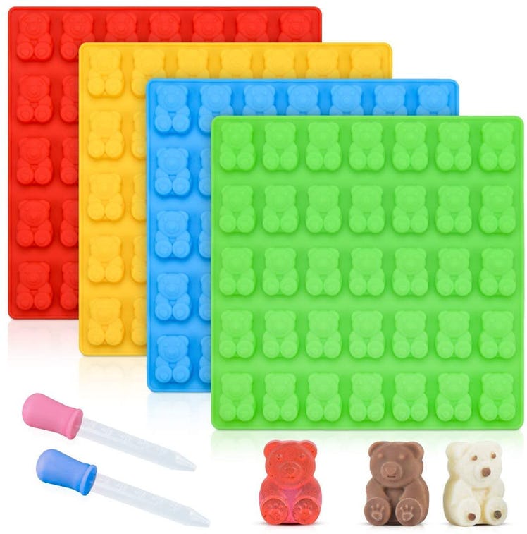 CAKETIME Gummy Bear Molds (4-Pack)