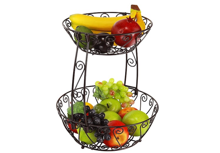 Simple Houseware 2-Tier Fruit Basket 