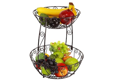 Simple Houseware 2-Tier Fruit Basket 
