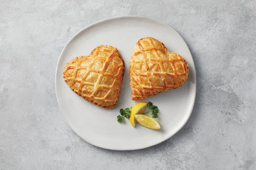 Aldi is selling heart-shaped salmon en croute for Valentine's Day 2021.
