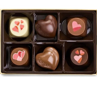Heart Tin with Assorted Individual Wrapped Chocolates