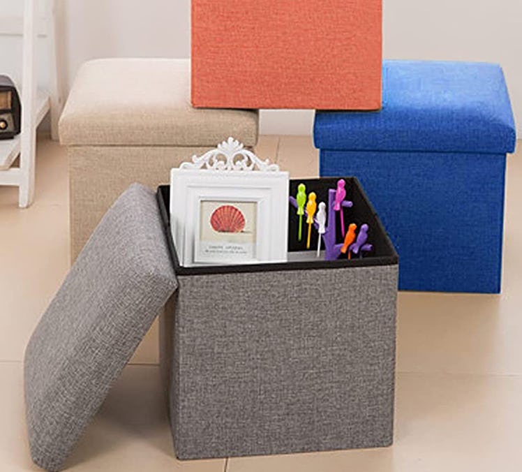 NISUNS Linen Folding Storage Cube