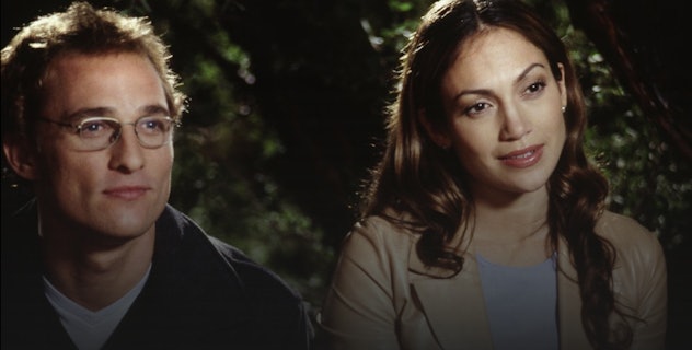 Jennifer Lopez and Matthew McConaughey find love in 'The Wedding Planner.'