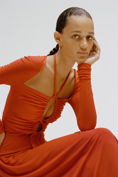 Spring/summer '21 color trends include shades of rust orange from Proenza Schouler