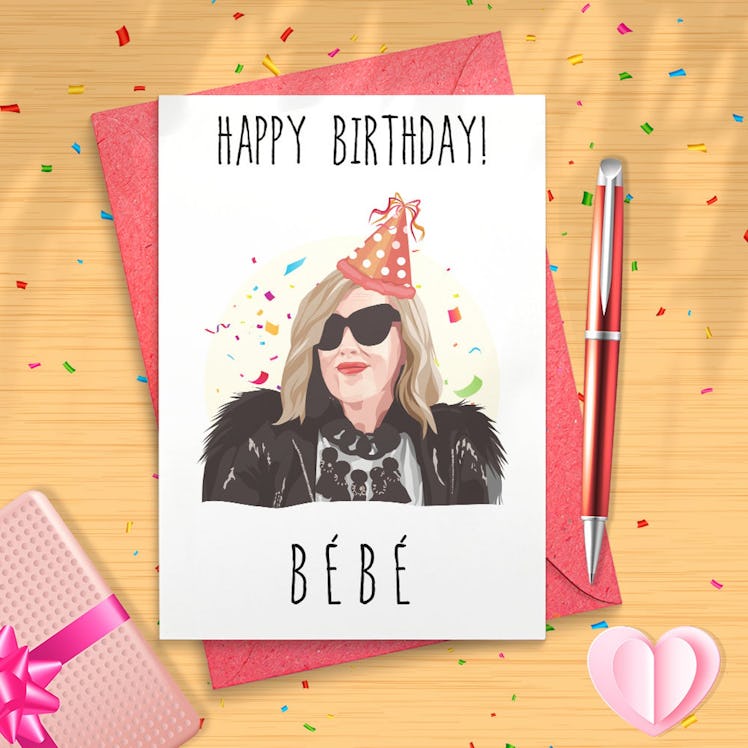 Schitt's Creek/Moira Rose - "Happy Birthday Bébé" - Greeting Card