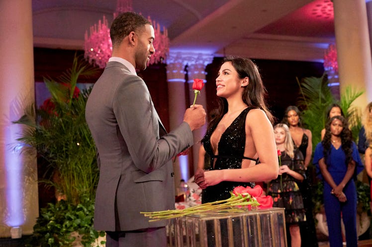 Brittany Galvin and Matt James in The Bachelor Season 25.