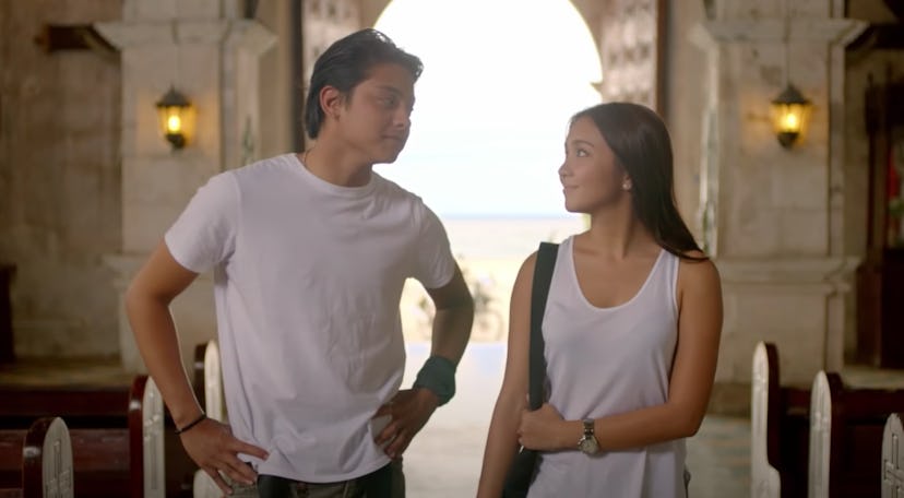 'Can't Help Falling In Love' is a filipino international film on Netflix.