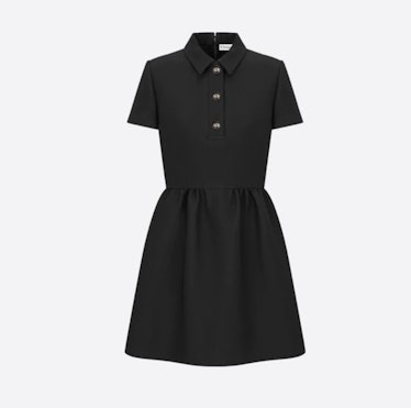 Fitted Dress With CD Buttons