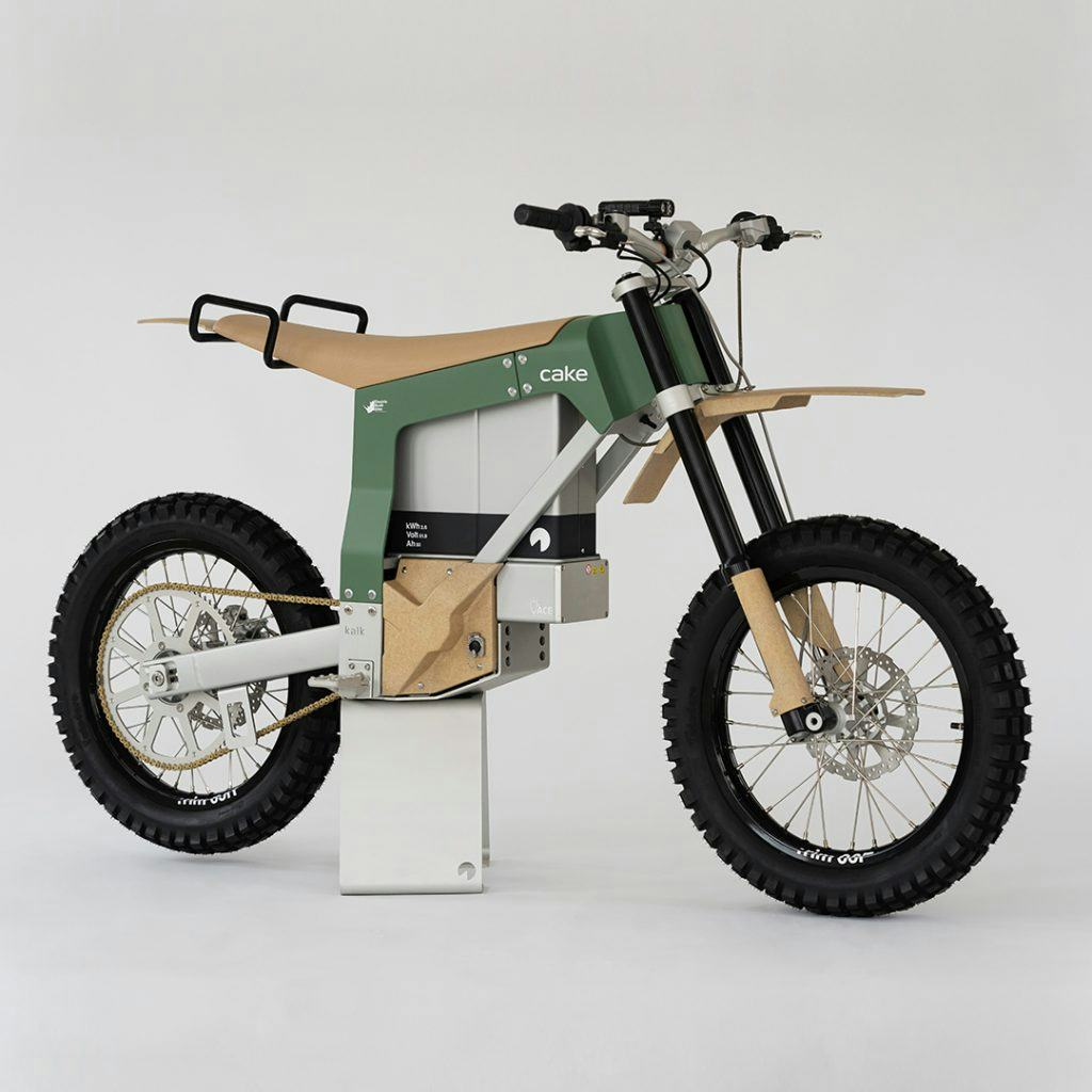 The Kalk AP anti-poaching electric motorcycle from Cake.