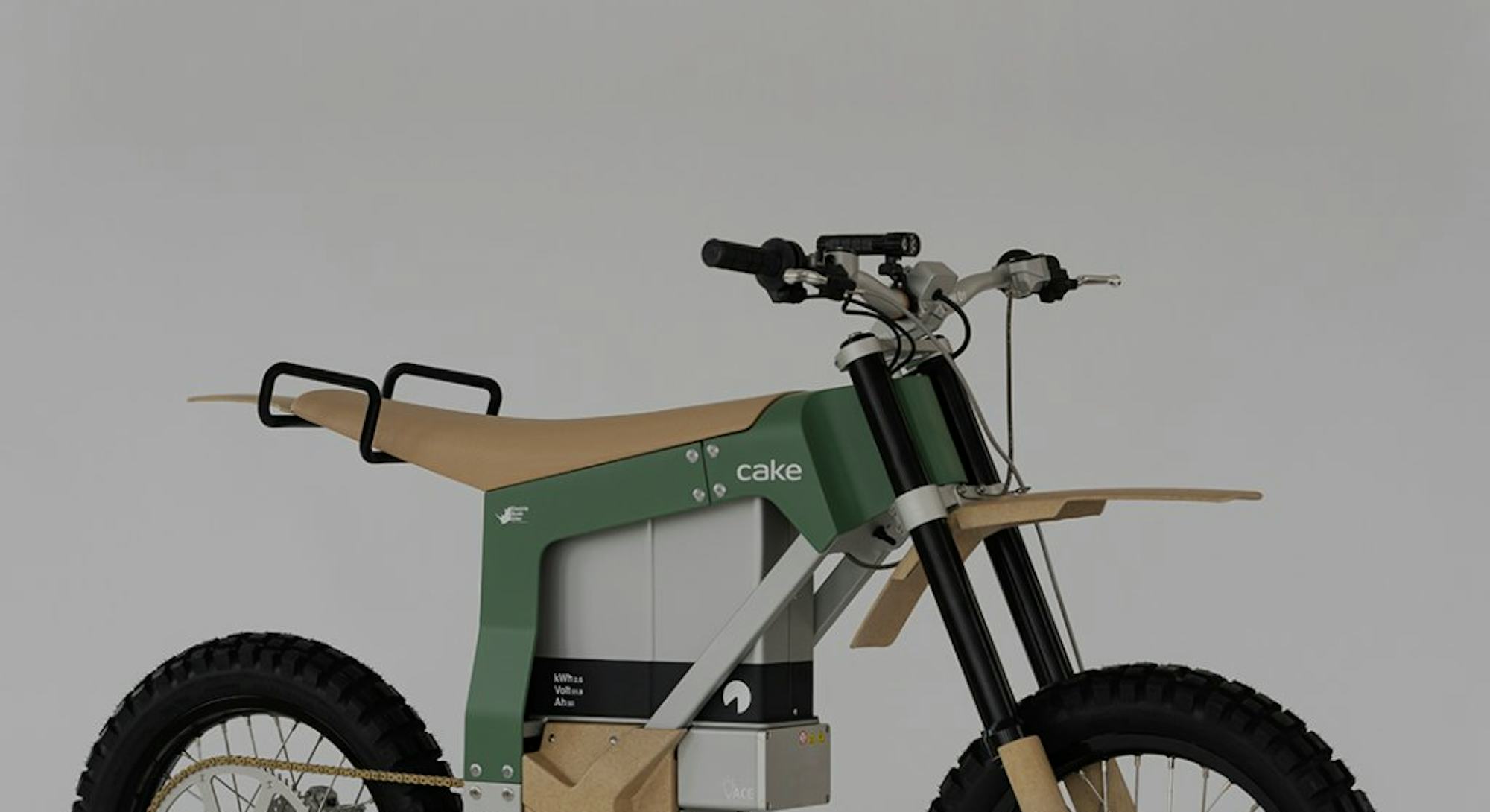 The Kalk AP anti-poaching electric motorcycle from Cake.