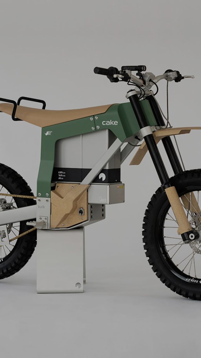 The Kalk AP anti-poaching electric motorcycle from Cake.