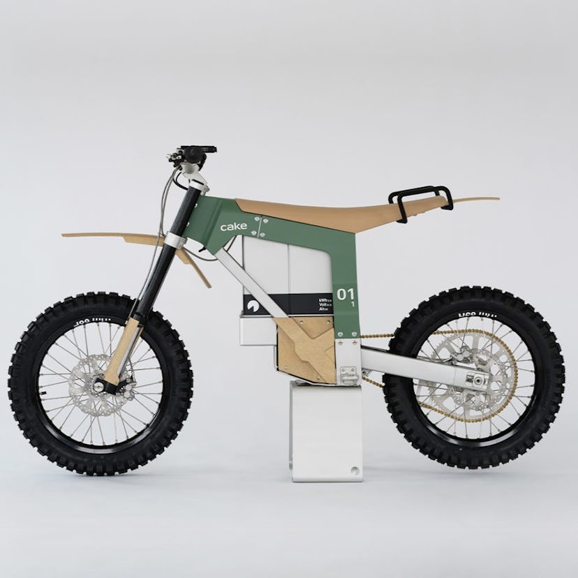 The Kalk AP anti-poaching electric motorcycle from Cake.