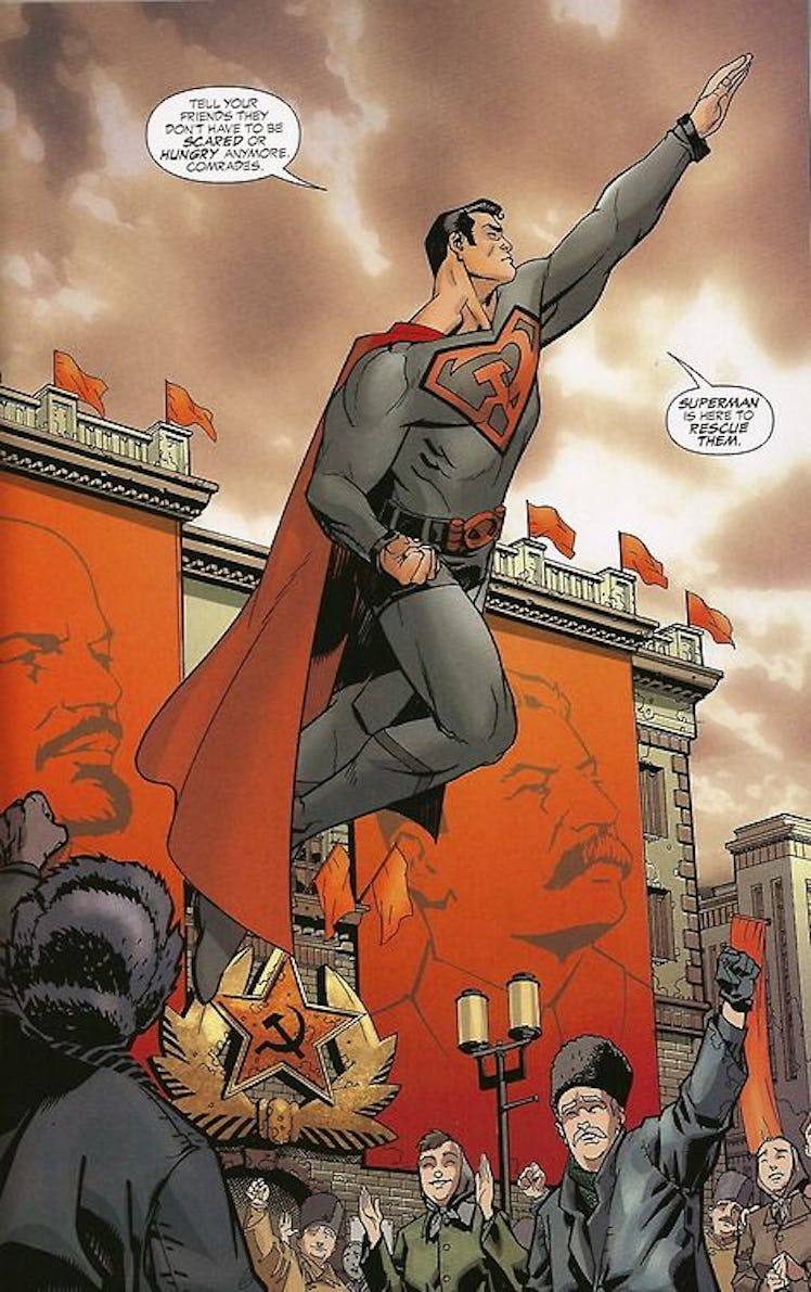 Superman Red Son comic panel