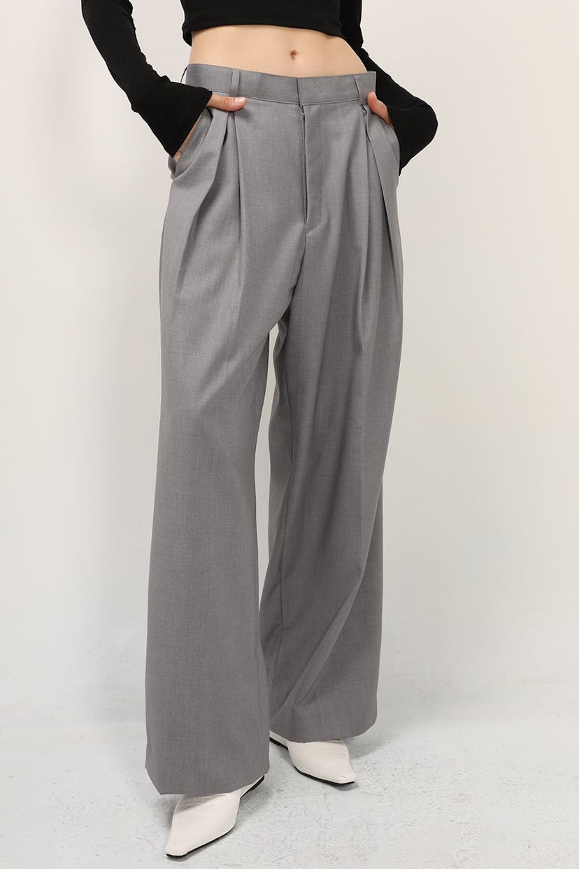 Greta Pintuck Wide Leg Pants