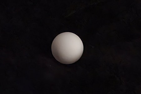 Trying to trick the S21 Ultra camera to overlay alleged moon textures onto a ping pong ball on a bla...