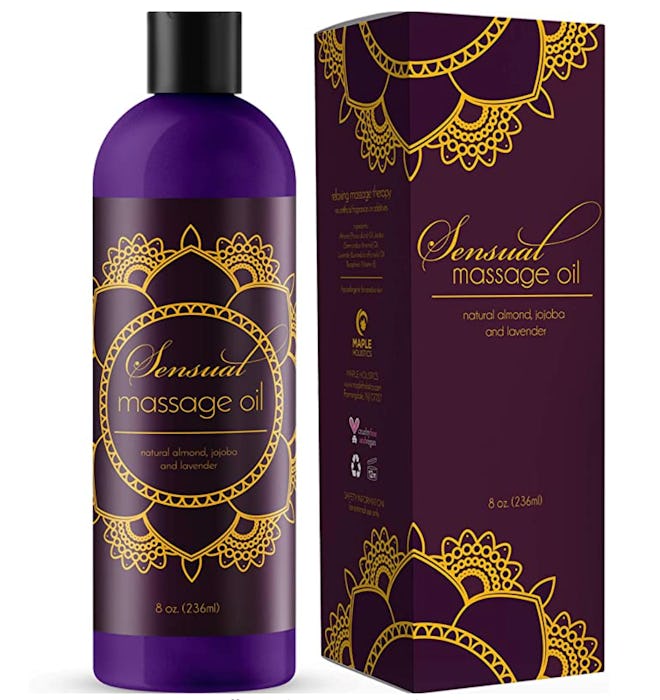 Honeydew Sensual Massage Oil with Relaxing Lavender Almond Oil and Jojoba 
