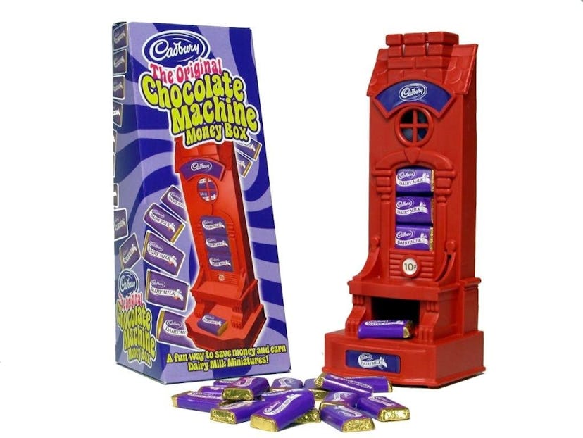 Cadbury's dairy milk dispenser was a dream come true for '00s kids.