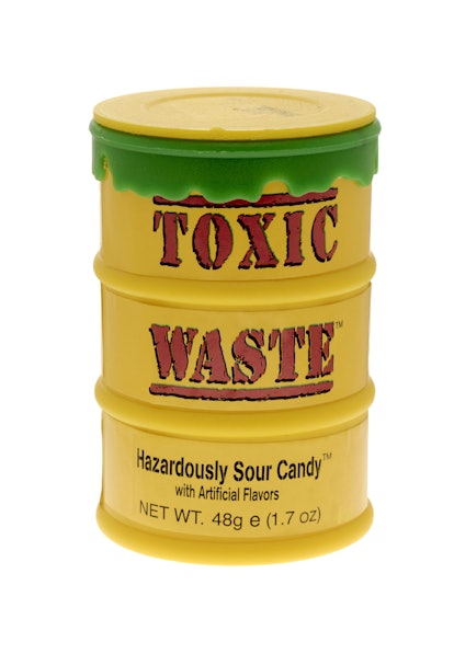 Toxic Waste sour candy was a staple of '90s snacking.