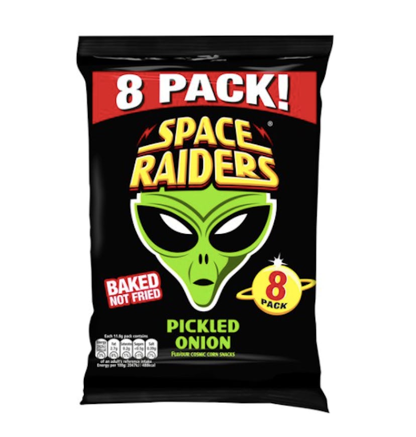 Space Raiders are a classic throwback snack.