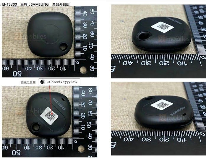 Samsung Galaxy SmartTag item tracker leak