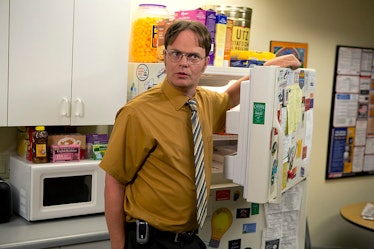 Rainn Wilson as Dwight Schrute.